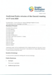 Confirmed Public minutes of the Council meeting on 27 June 2024 preview