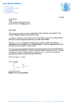 Letter from Minister Brown - Representation for Greater Wellington Regional Council  preview