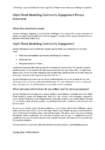 Kāpiti Flood Modelling Community Engagement Privacy Statement preview