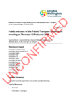 Unconfirmed Public minutes of the Public Transport Committee on Thursday 12 February 2026 preview