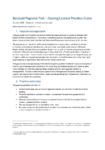 Belmont Regional Park – Grazing Licence Practice Guide October 2026 – Version 2 – revised post hearing  preview