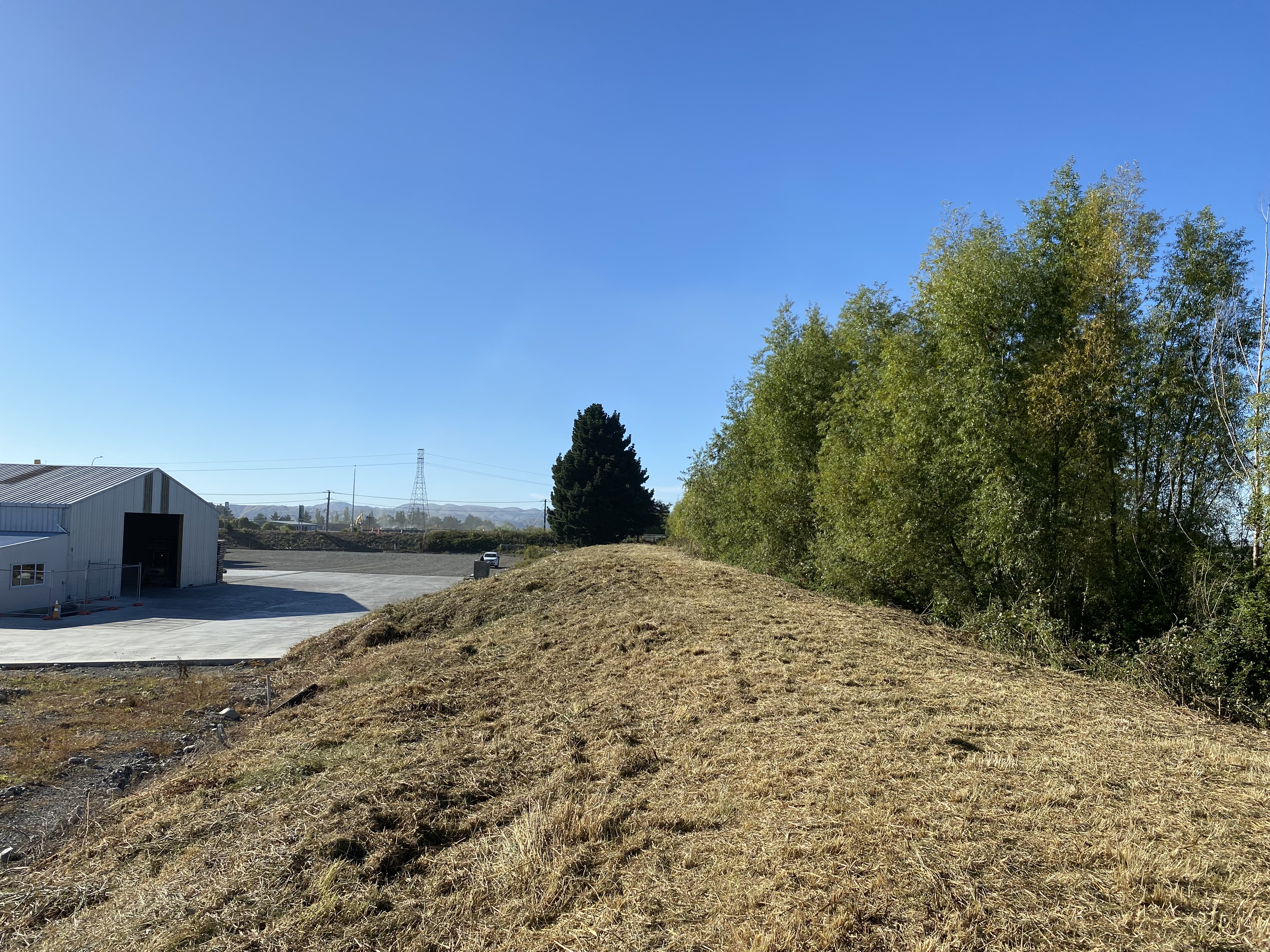 The stopbank by the Waingawa River