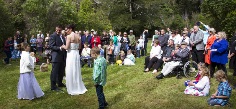 Wedding at Kaitoke Park