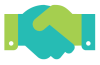 Icon of shaking hands
