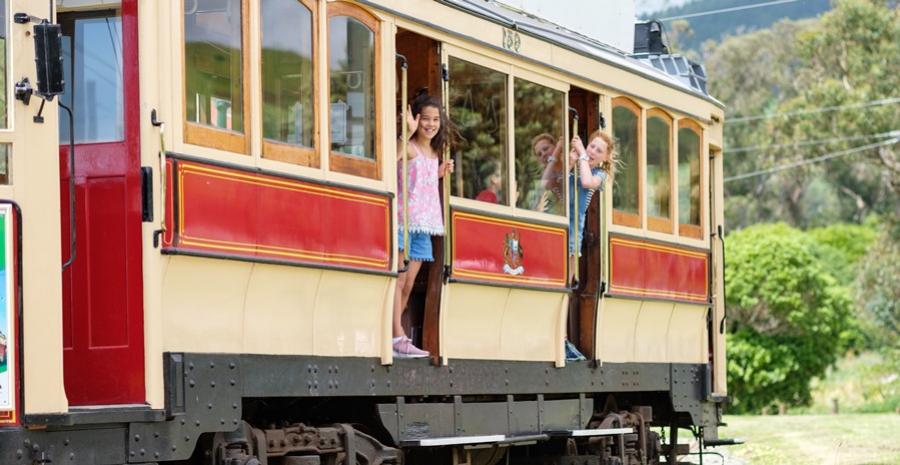 Tram at Queen Elizabeth Park