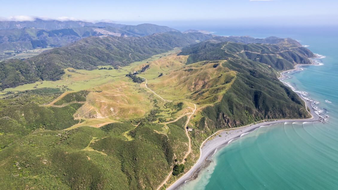 An aerial view of Gollans Valley Station